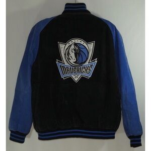 Dallas Mavericks Suede Leather Varsity Jacket XXL